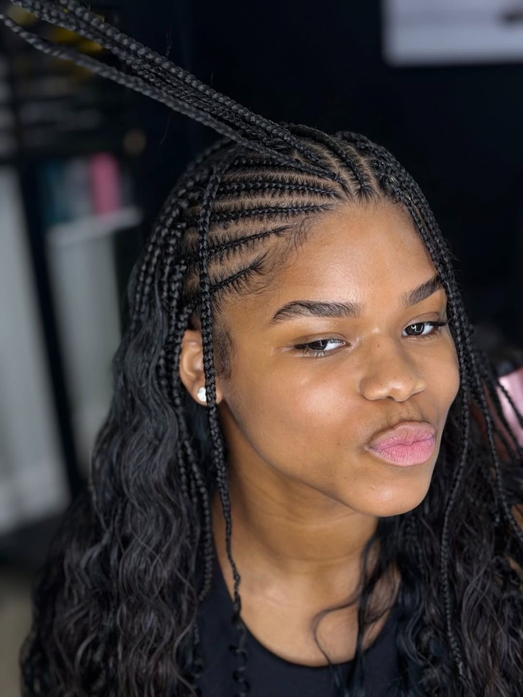 Braids with loose waves