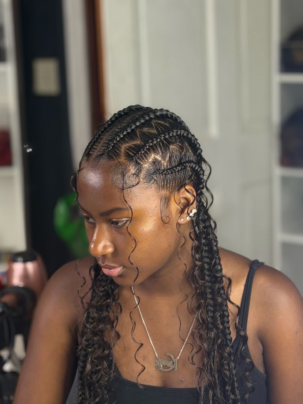 Stitch braids with boho ends